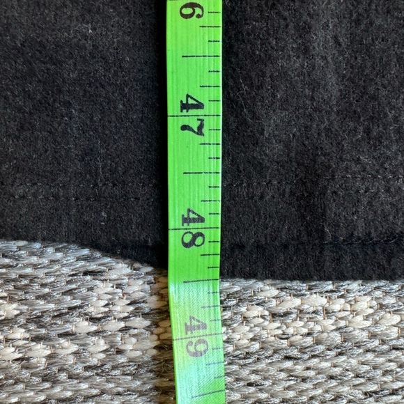 SOFT JOIE Maxi Long Sleeve Drawstring Black Dress w/ Slit - Picture 8 of 9